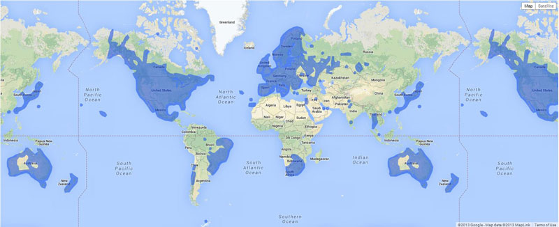 map of the world where google street view is available 40 Maps That Will Help You Make Sense of the World