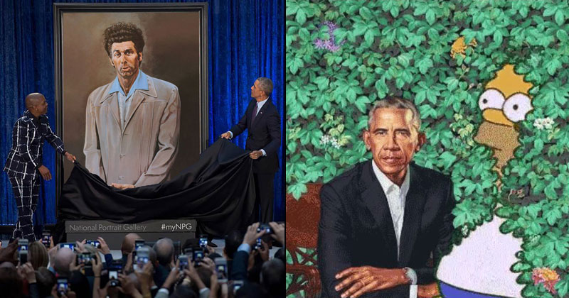The Internet Had a Field Day With Obama's Official Portrait