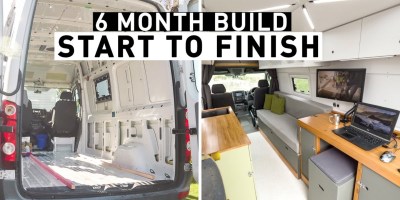 Incredible Timelapse of One Guy's Complete Camper Van Renovation