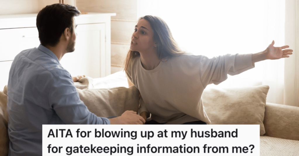 woman yelling at her husband