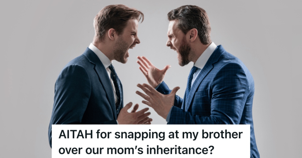 two men in suits yelling at each other