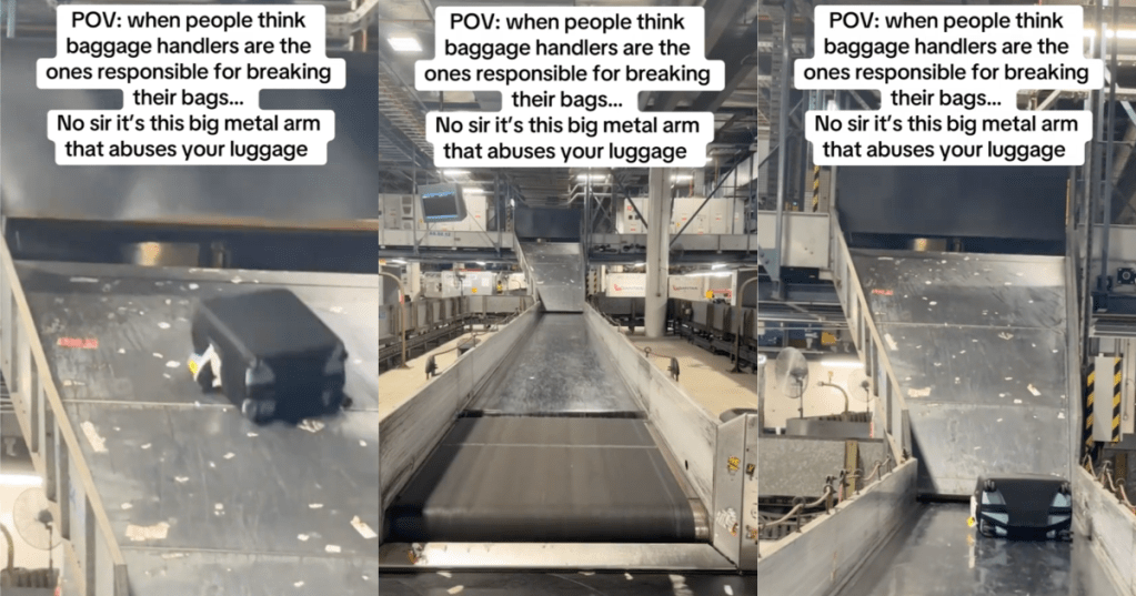 luggage claim at an airport